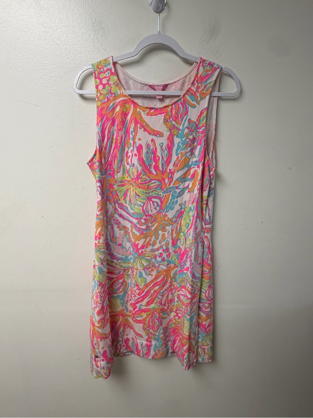 Lilly Pulitzer Whiting Mini Dress Scuba to Cuba Size Large - Picture 2 of 6